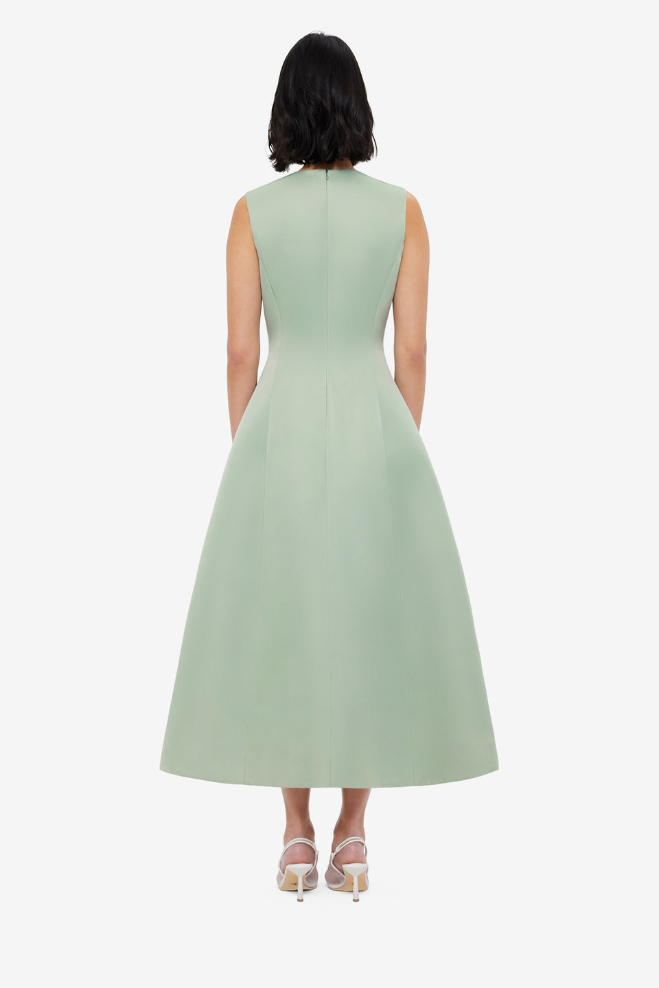 Cleo Sleeveless Midi Dress - Sage Dress Mini