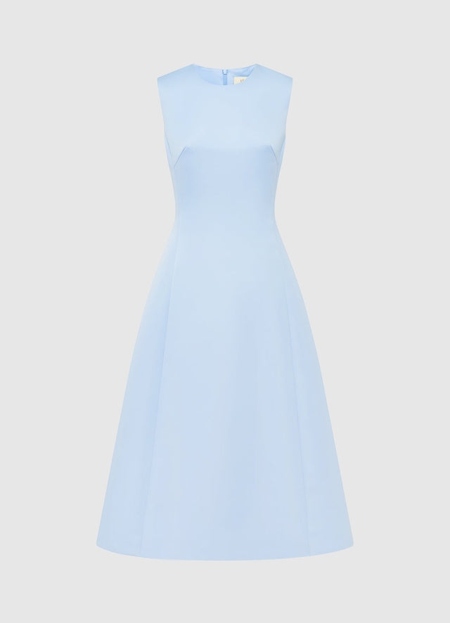 Exclusive Leo Lin Cleo Sleeveless Midi Dress - Sky Blue