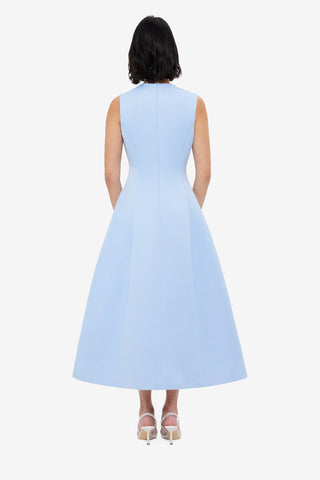 Exclusive LEO LIN Cleo Sleeveless Midi Dress - Sky Blue