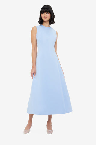 Exclusive LEO LIN Cleo Sleeveless Midi Dress - Sky Blue