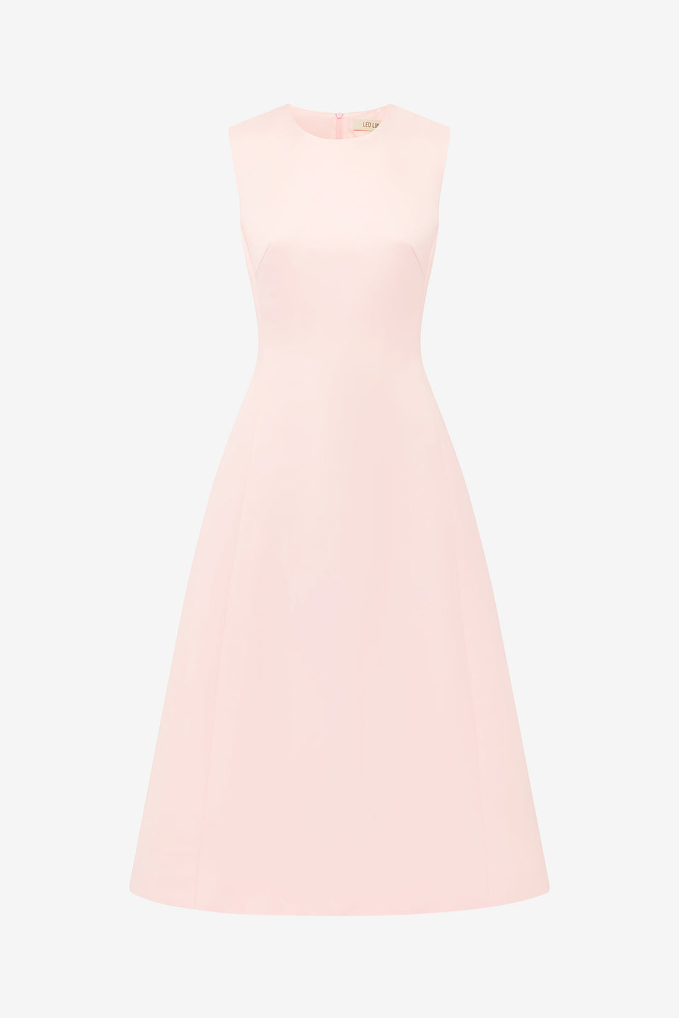 Exclusive LEO LIN Cleo Sleeveless Midi Dress - Soft Pink