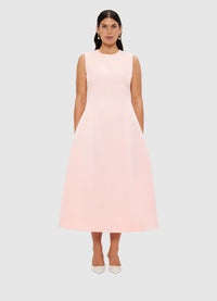 Exclusive Leo Lin Cleo Sleeveless Midi Dress - Soft Pink