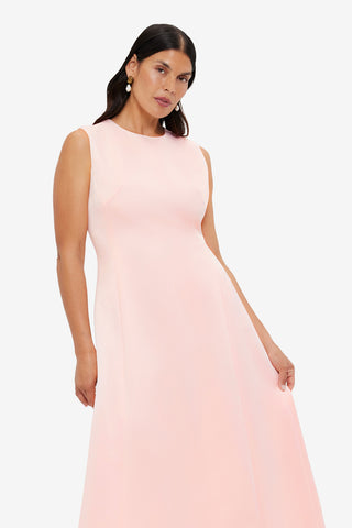 Exclusive LEO LIN Cleo Sleeveless Midi Dress - Soft Pink