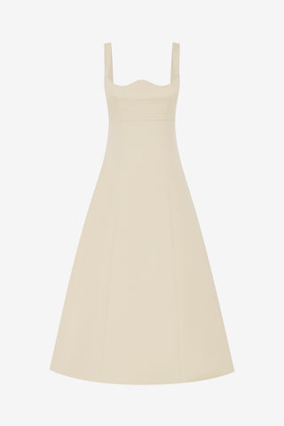 Exclusive LEO LIN Odette Midi Dress - Champagne