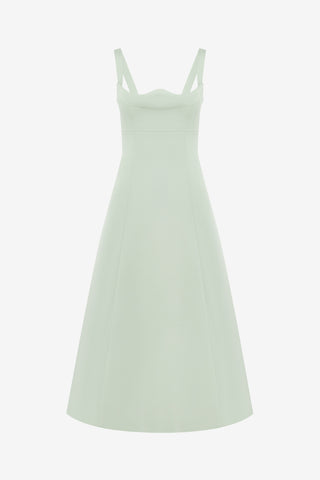 Exclusive LEO LIN Odette Midi Dress - Sage
