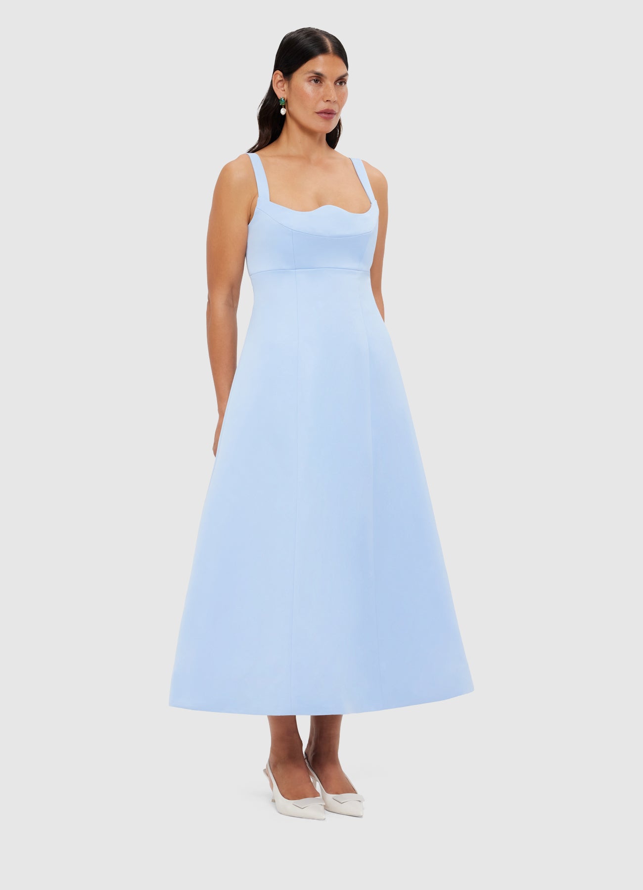 ワンピース Paddington Long Dress pale blue Belle Maxi Dress - Blue - Petal & Pup USA