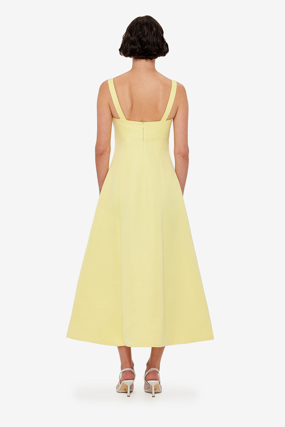 Exclusive LEO LIN Odette Midi Dress - Sorbet Yellow