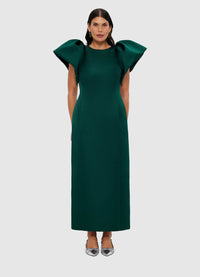 Exclusive Leo Lin Lucinda Maxi Dress - Emerald