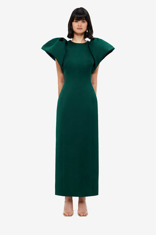 Exclusive LEO LIN Lucinda Maxi Dress - Emerald