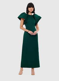 Exclusive Leo Lin Lucinda Maxi Dress - Emerald