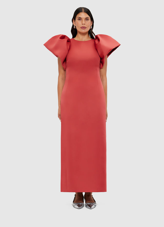 Exclusive Leo Lin Lucinda Maxi Dress - Mulberry