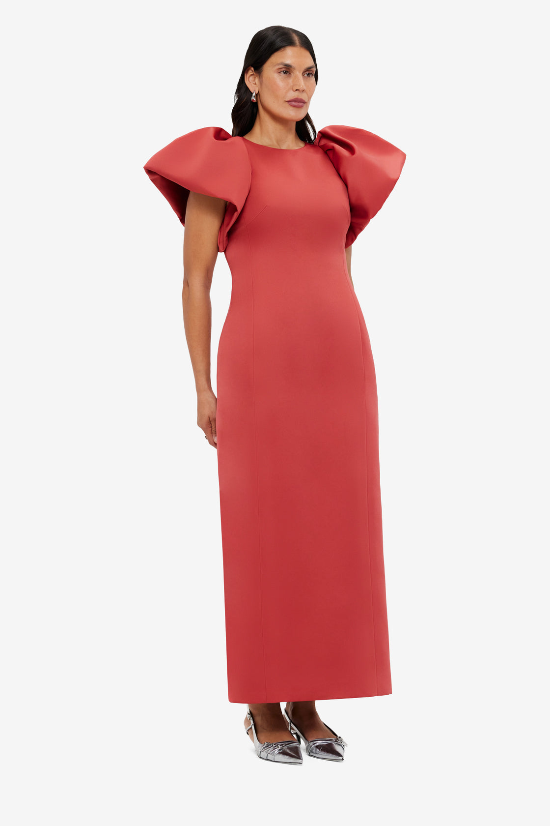 Exclusive LEO LIN Lucinda Maxi Dress - Mulberry