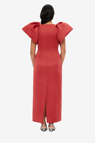 Exclusive LEO LIN Lucinda Maxi Dress - Mulberry