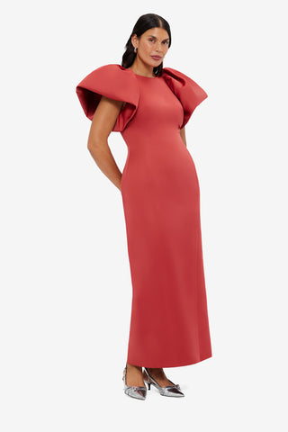 Exclusive LEO LIN Lucinda Maxi Dress - Mulberry