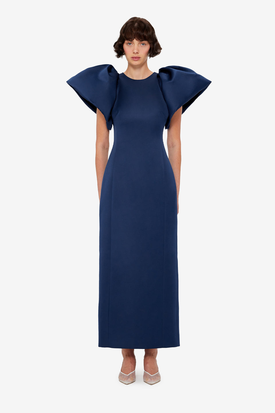 Exclusive LEO LIN Lucinda Maxi Dress - Navy