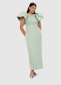 Exclusive Leo Lin Lucinda Maxi Dress - Sage