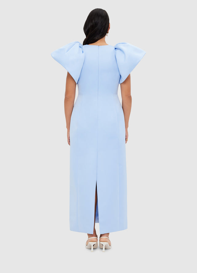 Exclusive Leo Lin Lucinda Maxi Dress - Sky Blue