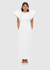 Exclusive Leo Lin Lucinda Maxi Dress - Snow