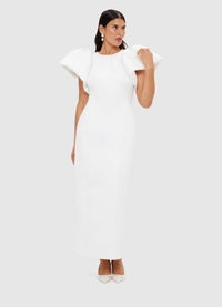 Exclusive Leo Lin Lucinda Maxi Dress - Snow