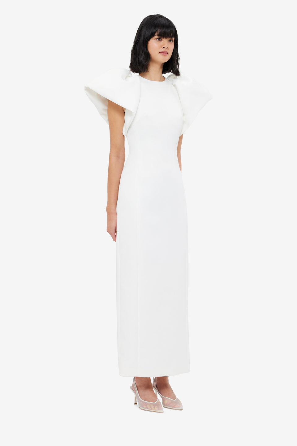 Exclusive LEO LIN Lucinda Maxi Dress - Snow