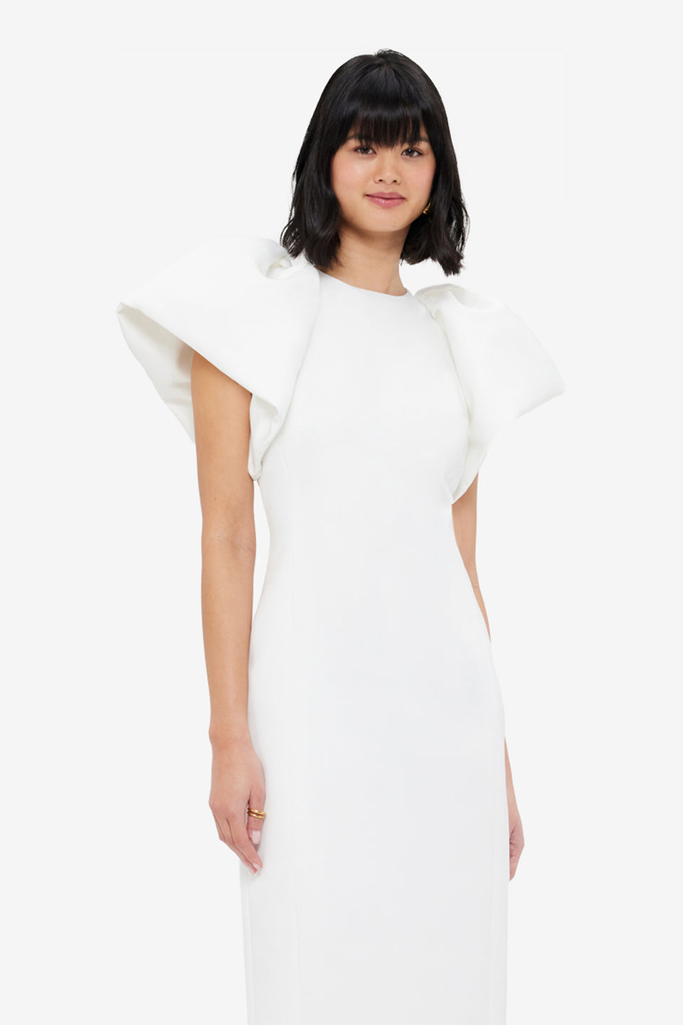 Exclusive LEO LIN Lucinda Maxi Dress - Snow