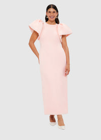 Exclusive Leo Lin Lucinda Maxi Dress - Soft Pink