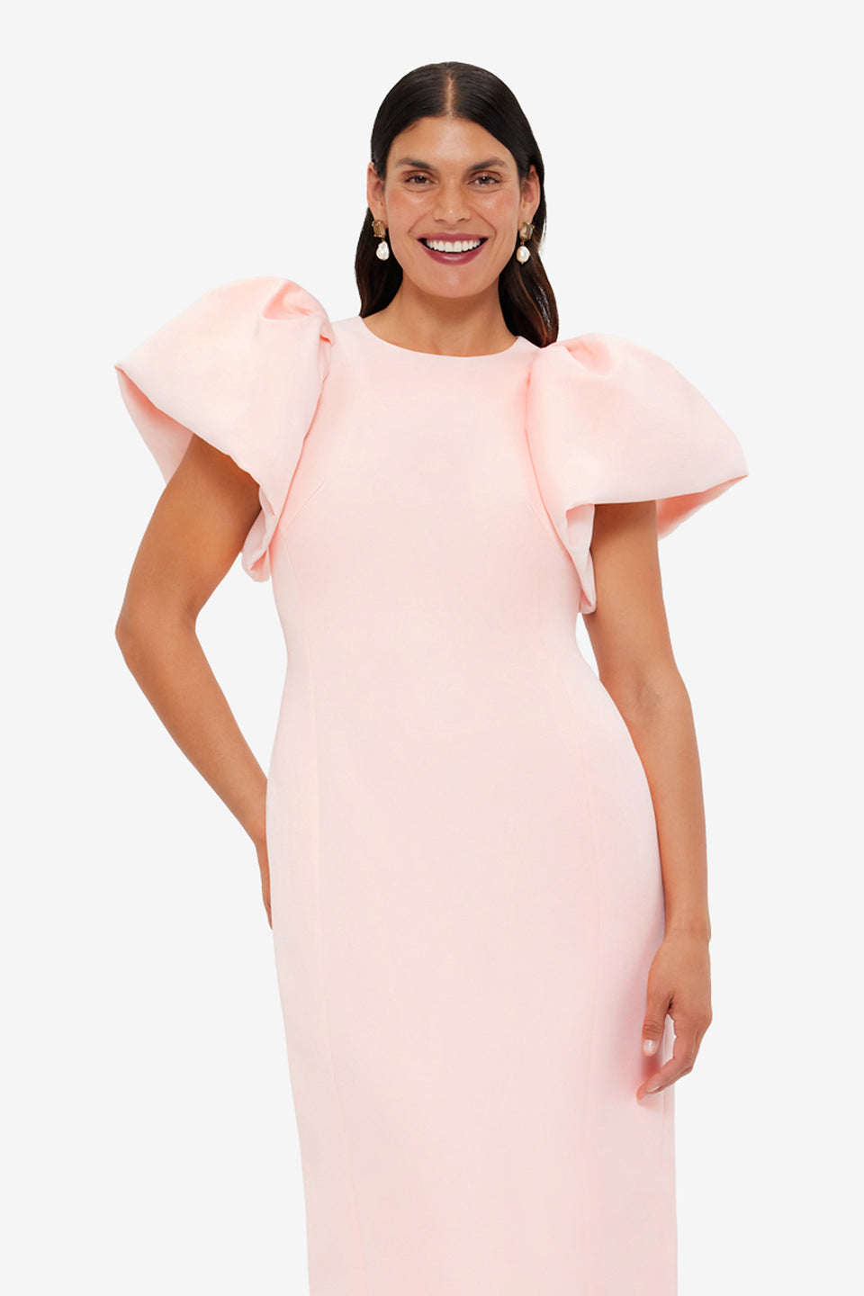 Exclusive LEO LIN Lucinda Maxi Dress - Soft Pink