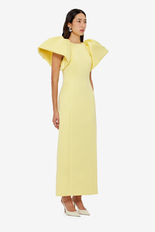 Exclusive LEO LIN Lucinda Maxi Dress - Sorbet Yellow