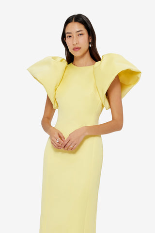 Exclusive LEO LIN Lucinda Maxi Dress - Sorbet Yellow