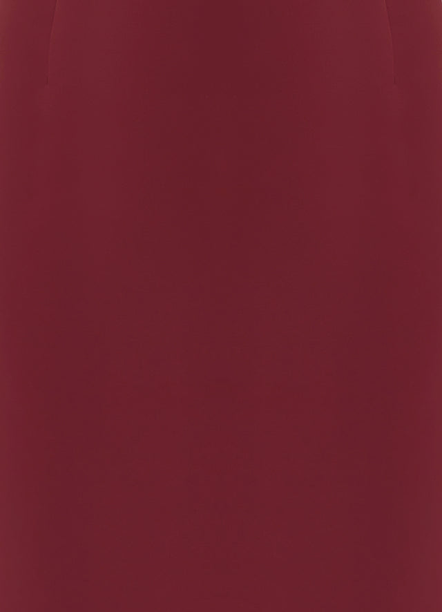 Exclusive Leo Lin Rayna Bustier Maxi Dress - Burgundy