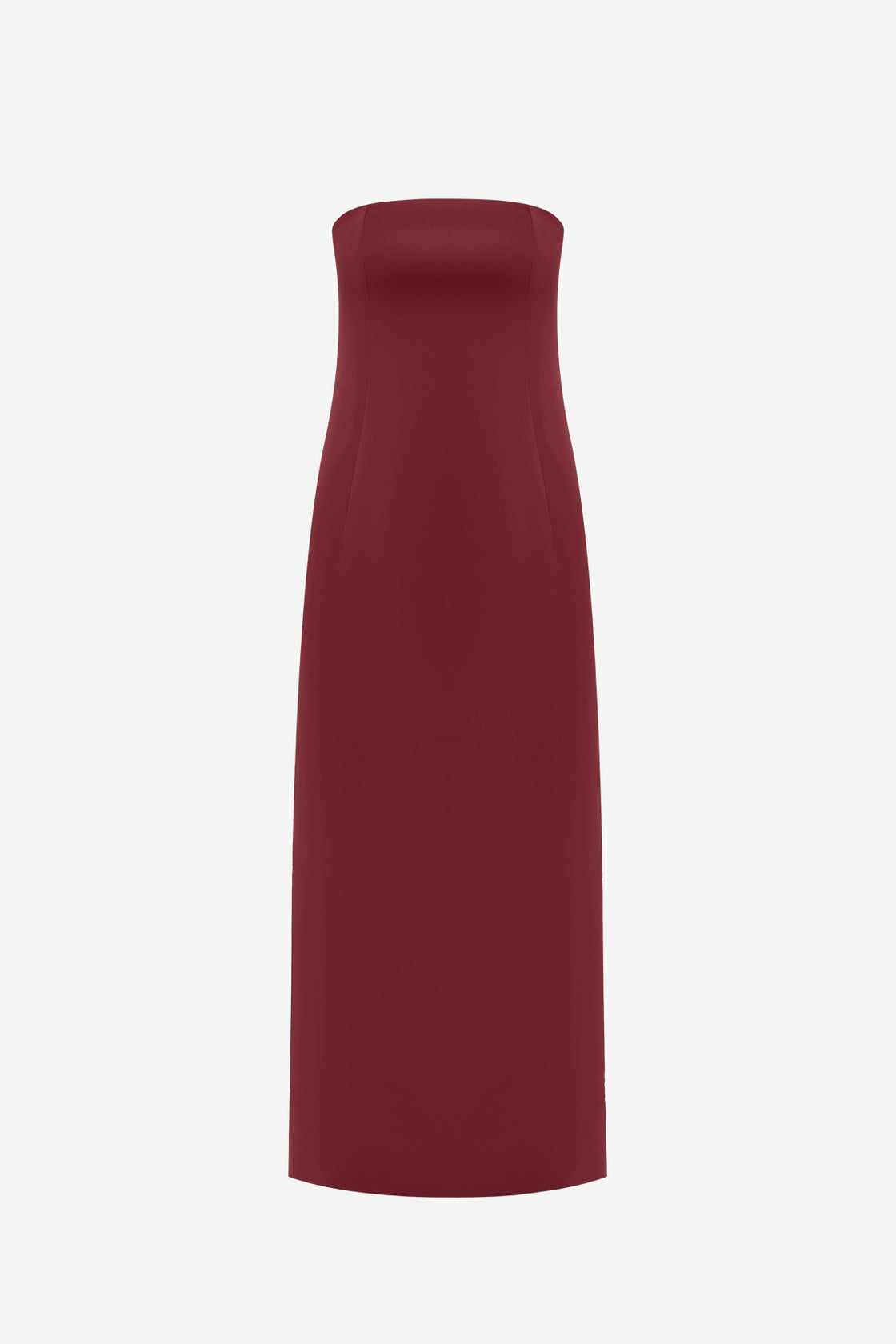 Exclusive LEO LIN Rayna Bustier Maxi Dress - Burgundy
