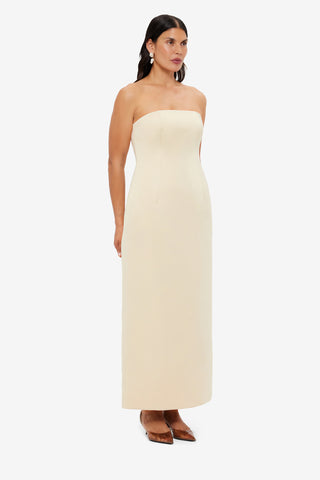 Exclusive LEO LIN Rayna Bustier Maxi Dress - Champagne