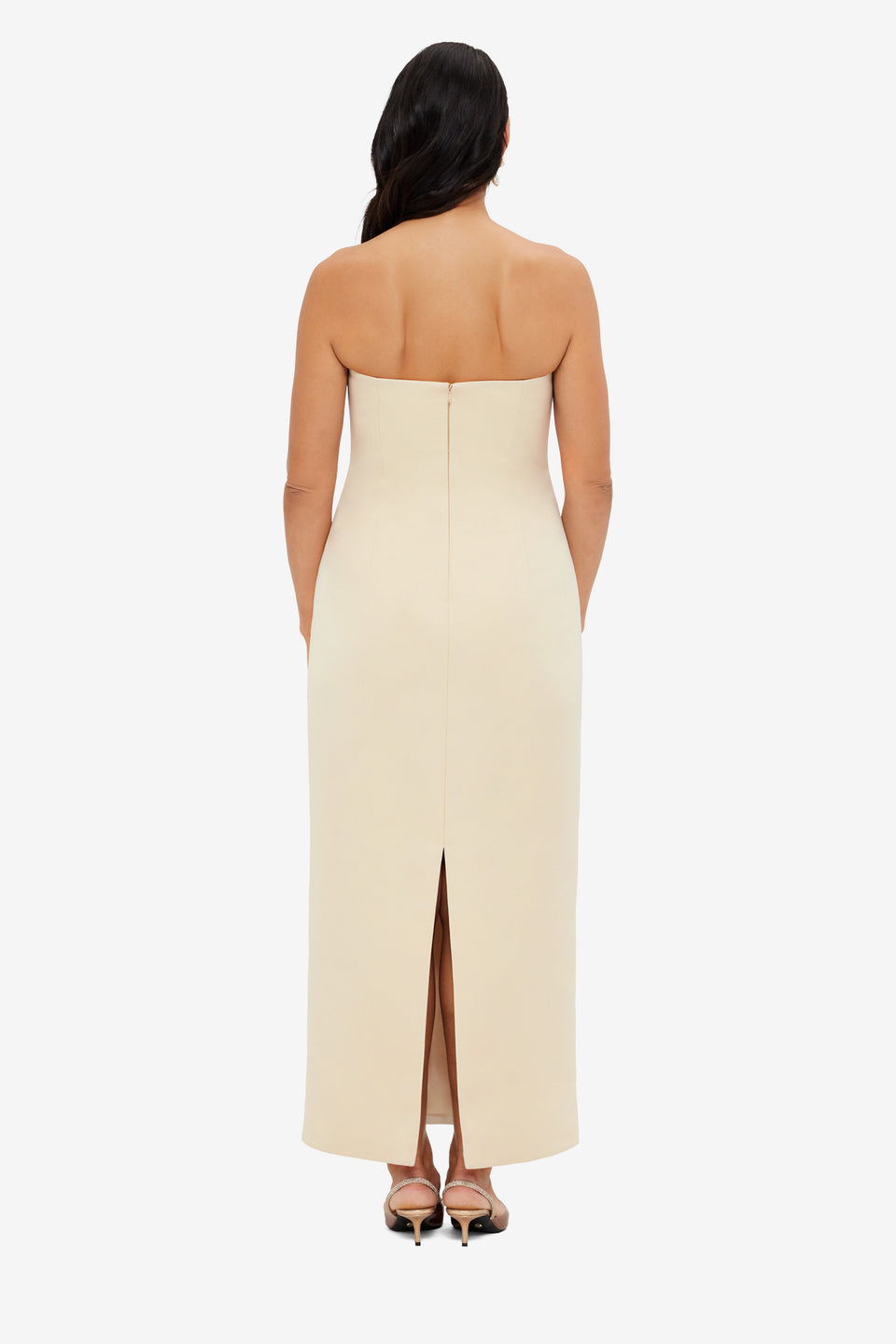 Exclusive LEO LIN Rayna Bustier Maxi Dress - Champagne