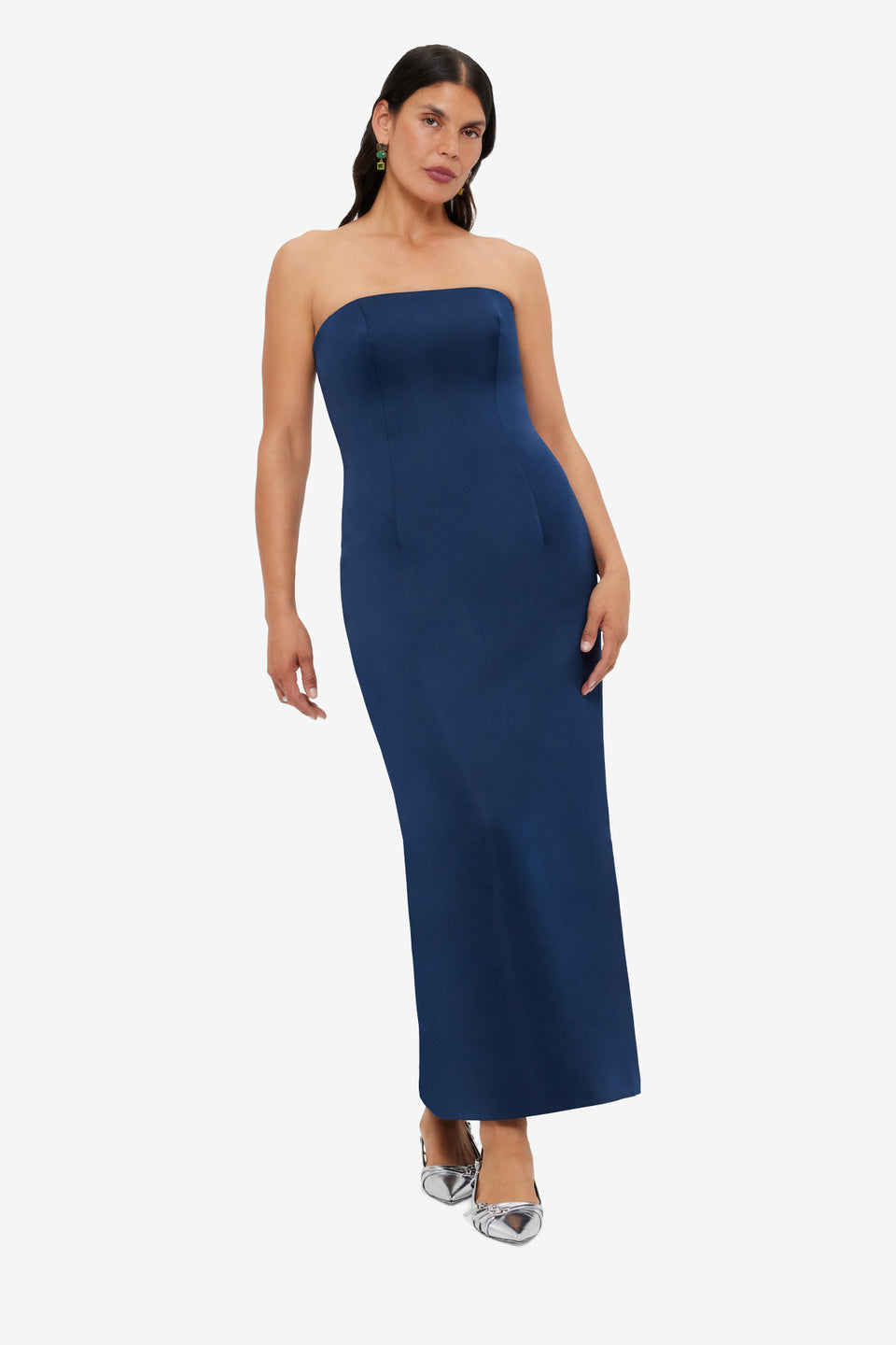 Exclusive LEO LIN Rayna Bustier Maxi Dress - Navy