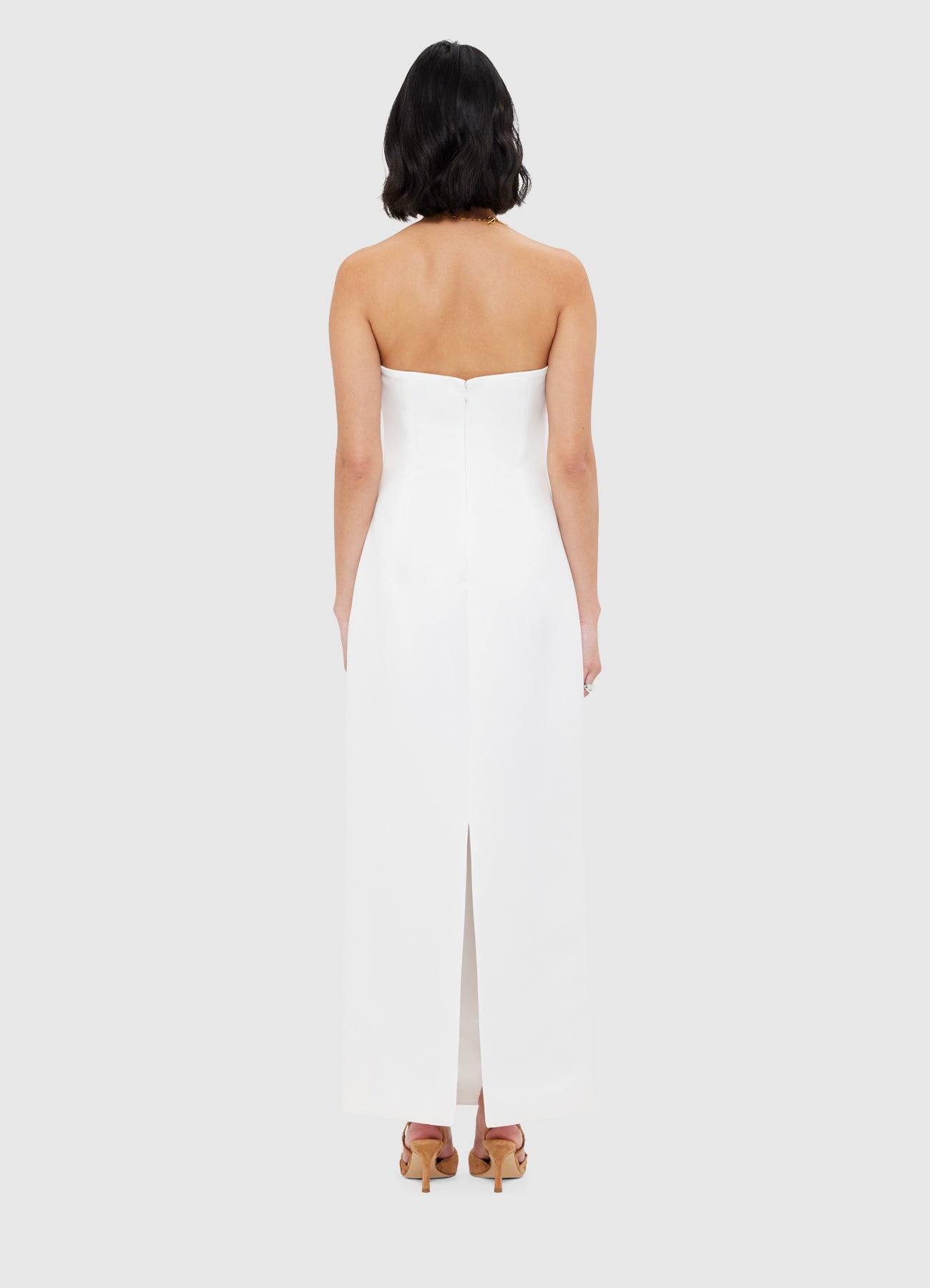 Rayna Bustier Maxi Dress - Snow – LEO LIN