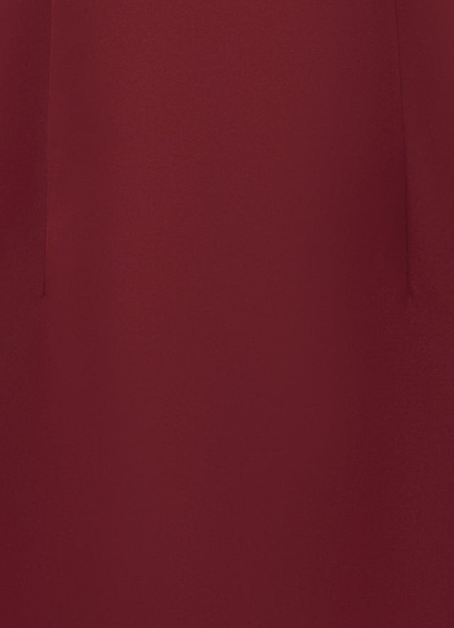 Exclusive Leo Lin Dayna Mini Dress - Burgundy