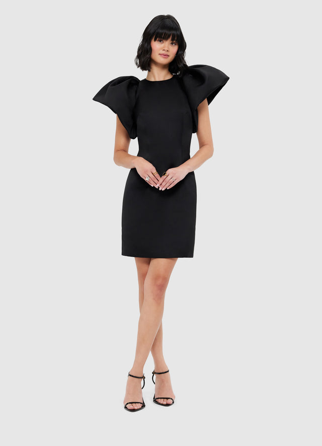Exclusive Leo Lin Dayna Mini Dress - Ebony