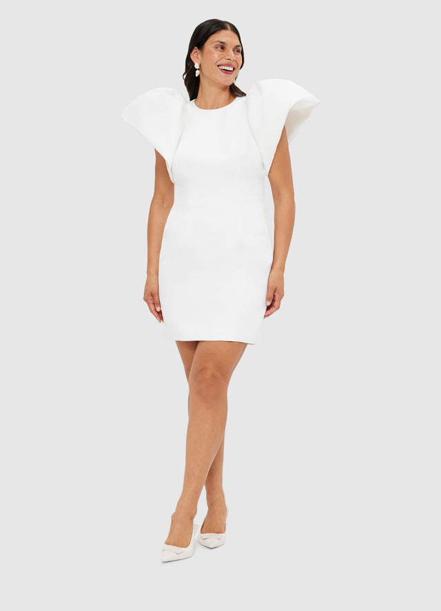 Exclusive Leo Lin Dayna Mini Dress - Snow