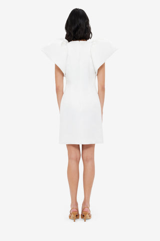 Exclusive LEO LIN Dayna Mini Dress - Snow