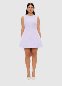 Exclusive Leo Lin Chloe Sleeveless Mini Dress - Lilac