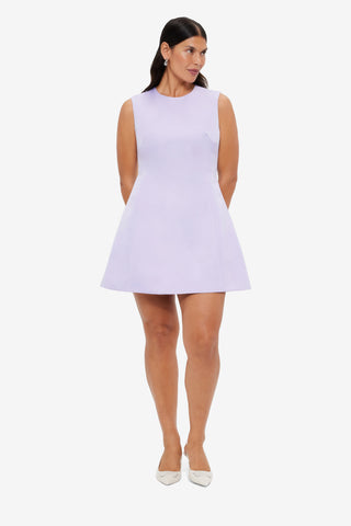 Exclusive LEO LIN Chloe Sleeveless Mini Dress - Lilac