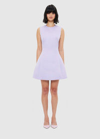 Exclusive Leo Lin Chloe Sleeveless Mini Dress - Lilac