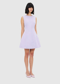 Exclusive Leo Lin Chloe Sleeveless Mini Dress - Lilac