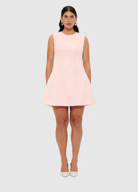 Exclusive Leo Lin Chloe Sleeveless Mini Dress - Soft Pink