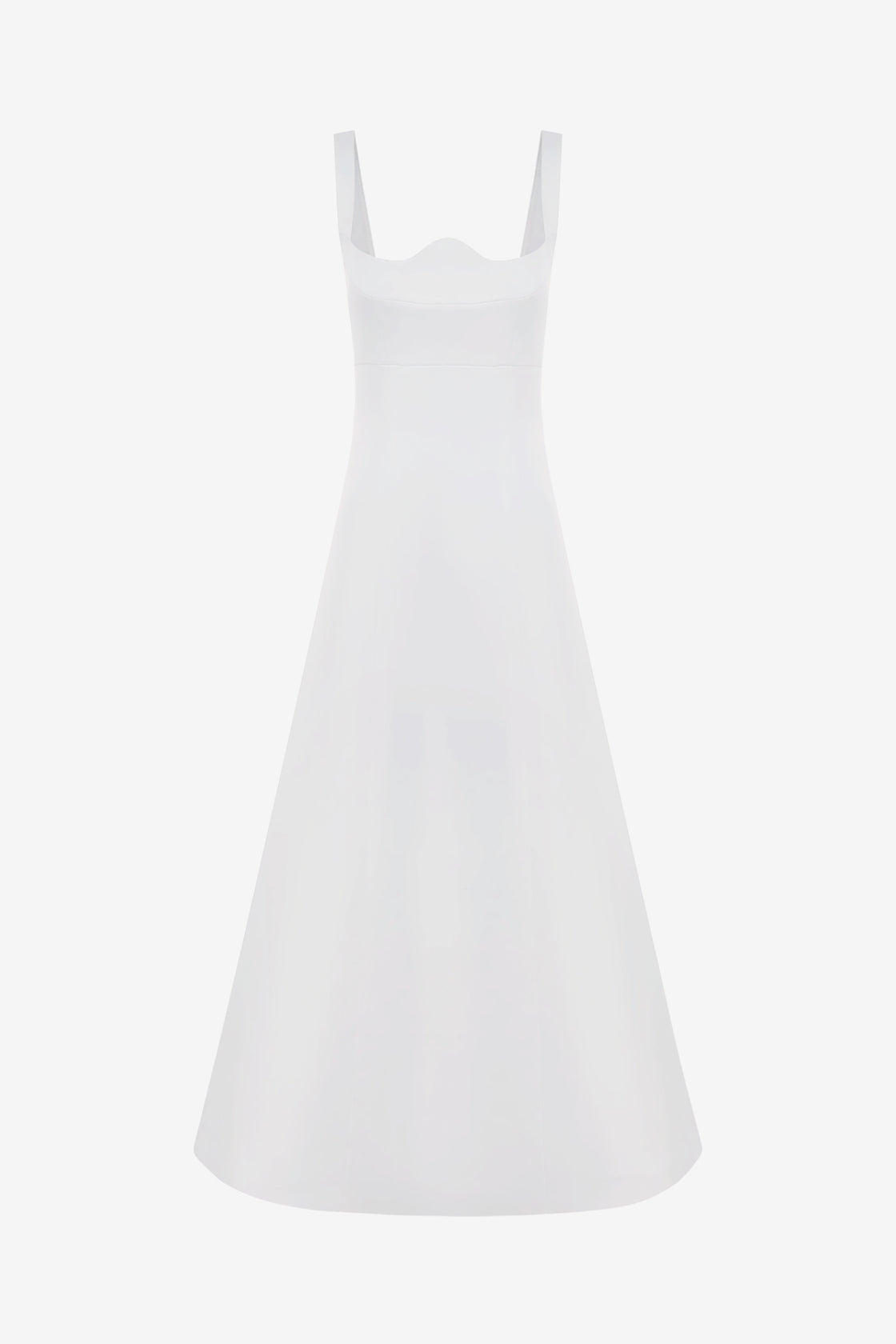 Odette Midi Dress - Snow | LEO LIN Official Website Odette Midi Dress - Snow | LEO LIN Official Website