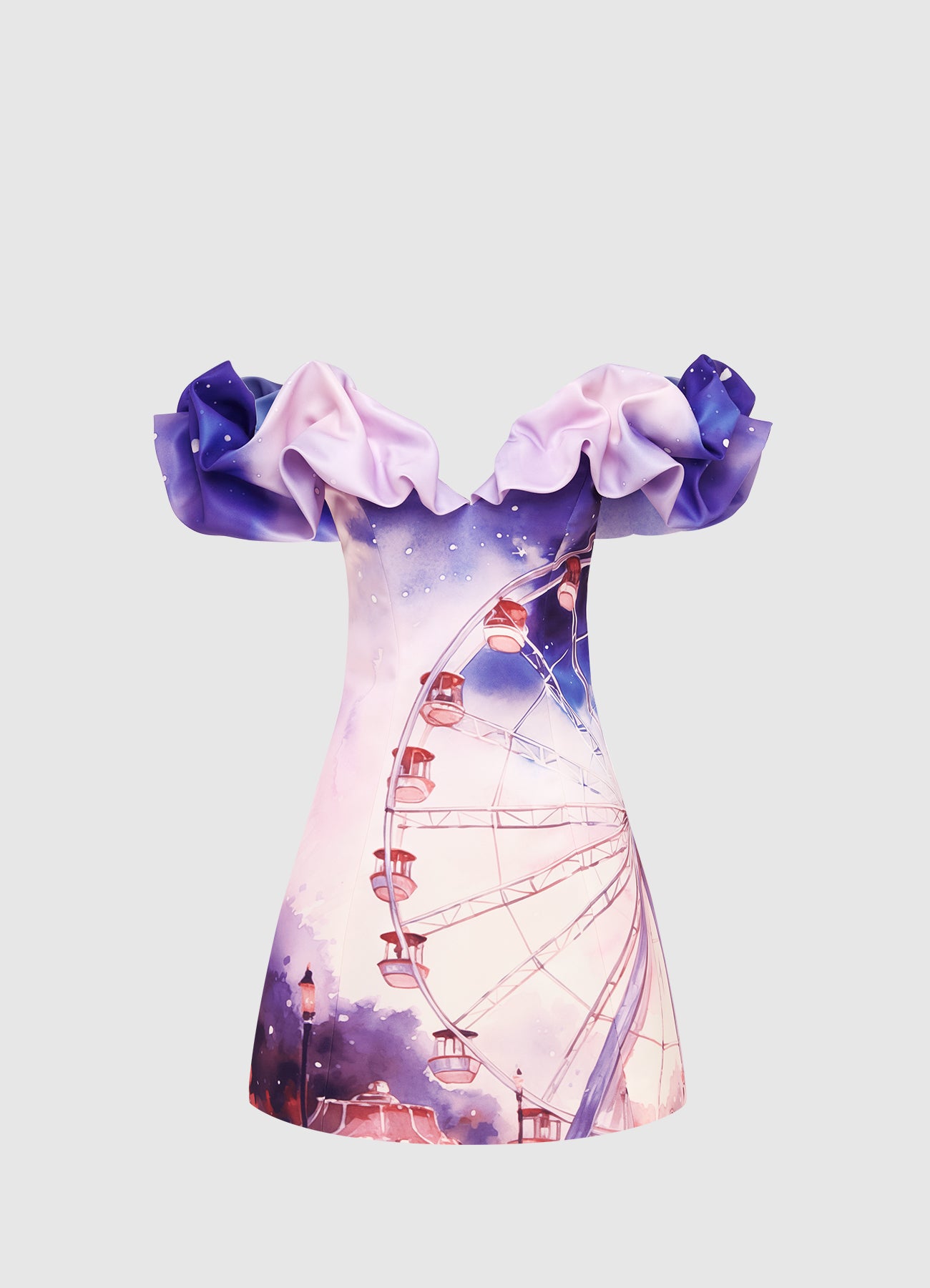 【Leo Lin】Bella Off Shoulder Frill Mini Dress Annie Off Shoulder Frill Midi Dress - Sage – LEO LIN