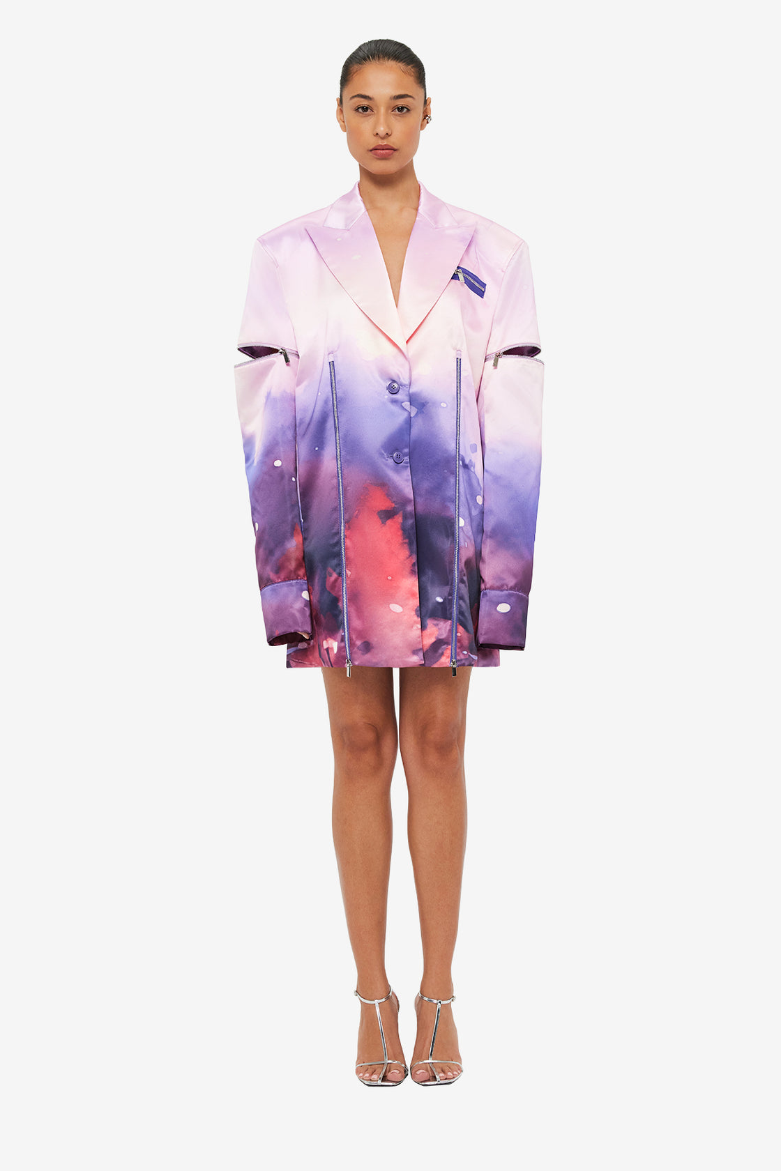 Exclusive LEO LIN Hayden Blazer Dress - Fairground Print