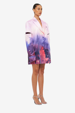 Exclusive LEO LIN Hayden Blazer Dress - Fairground Print