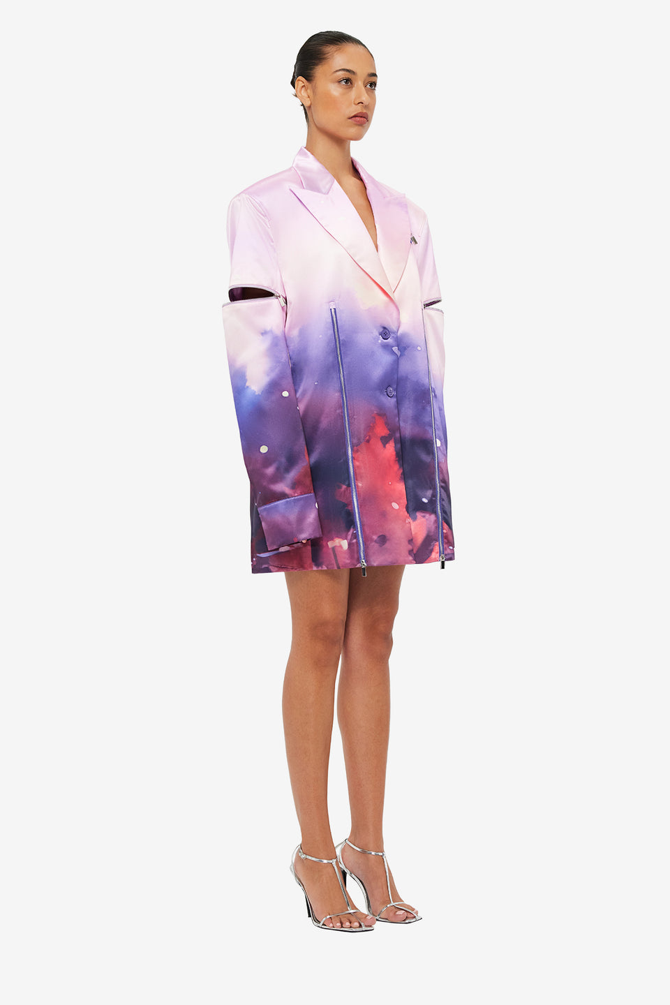 Exclusive LEO LIN Hayden Blazer Dress - Fairground Print