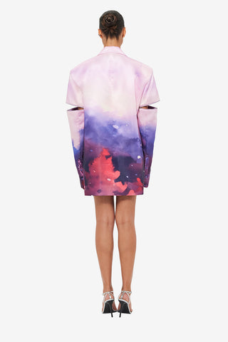 Exclusive LEO LIN Hayden Blazer Dress - Fairground Print